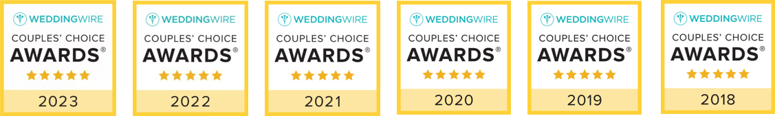 Wedding Wire Couples' Choice Awards 2018-2023